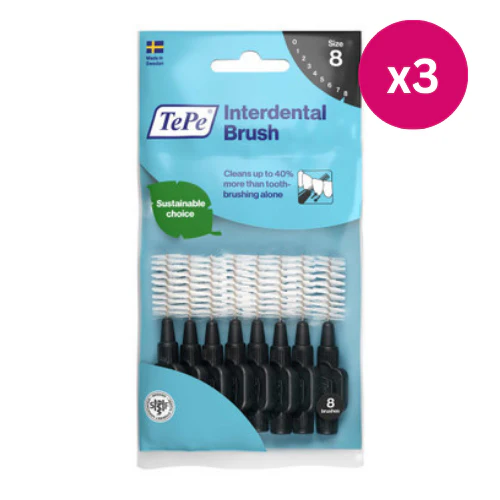 TePe Interdental Brushes Original Black x3