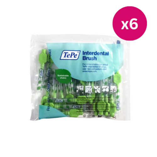 TePe Interdental Brushes Original Green x6