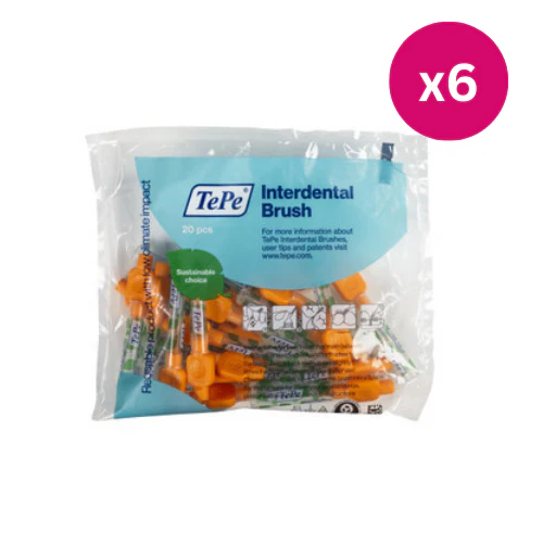TePe Interdental Brushes Original Orange x6