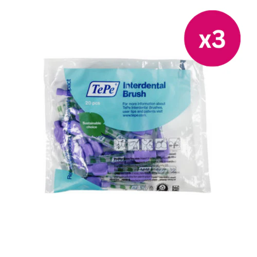 TePe Interdental Brushes Original Purple 20pcs x3