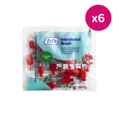 TePe Interdental Brushes Original Red x6