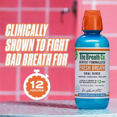 The Breath Co Mouthwash Icy Mint 500ml - Image 2