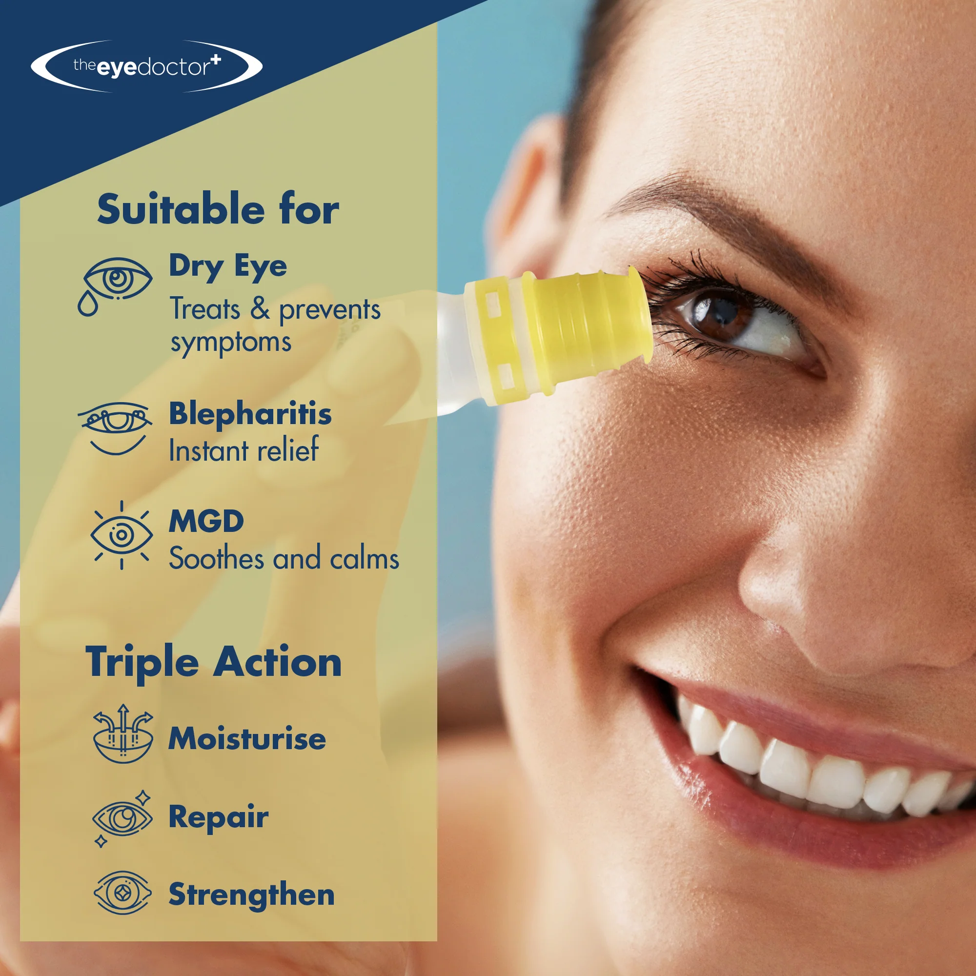 The Eye Doctor Advanced Triple Action Eye Drops 10ml - Image 2