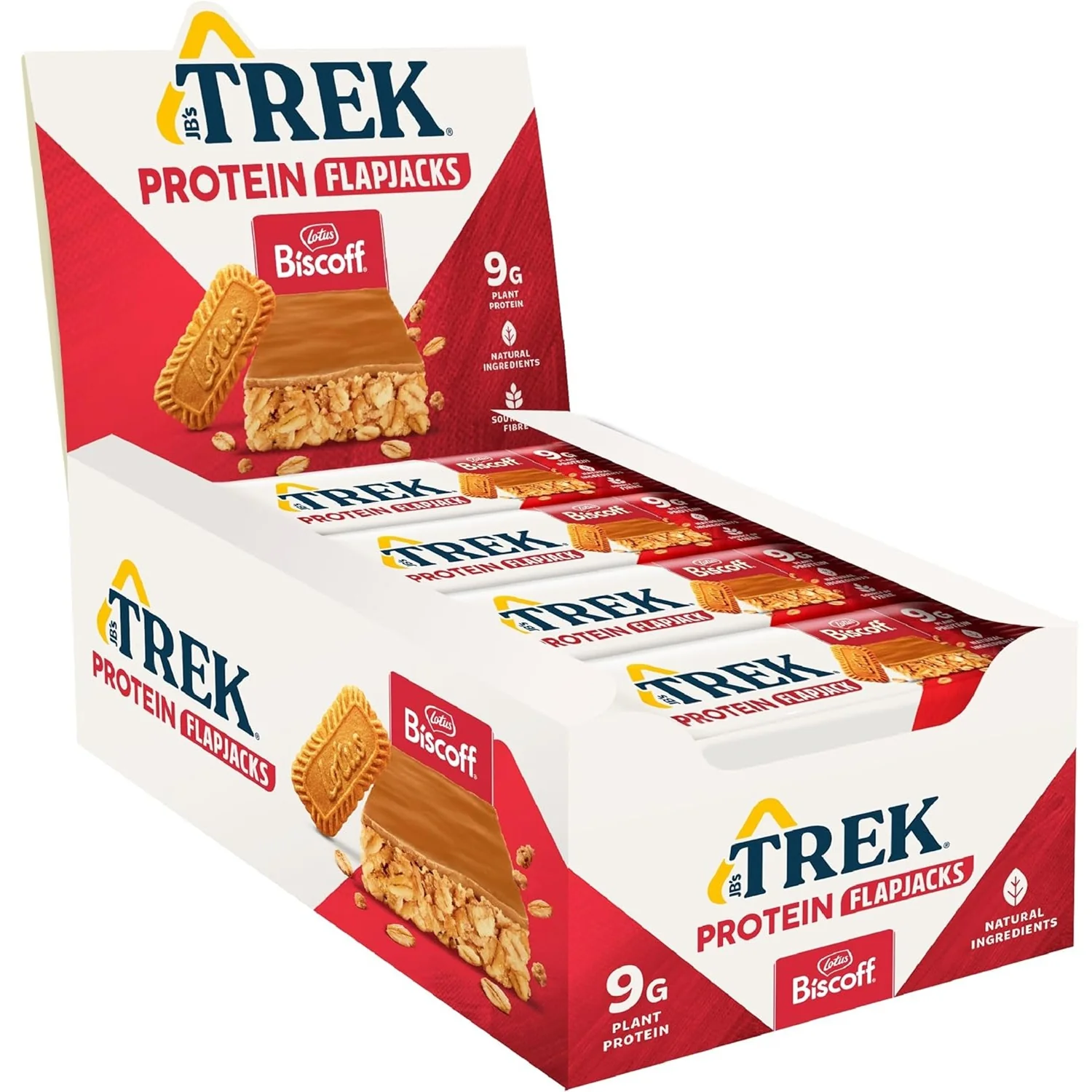 Trek Protein Flapjacks Biscoff 16x50g
