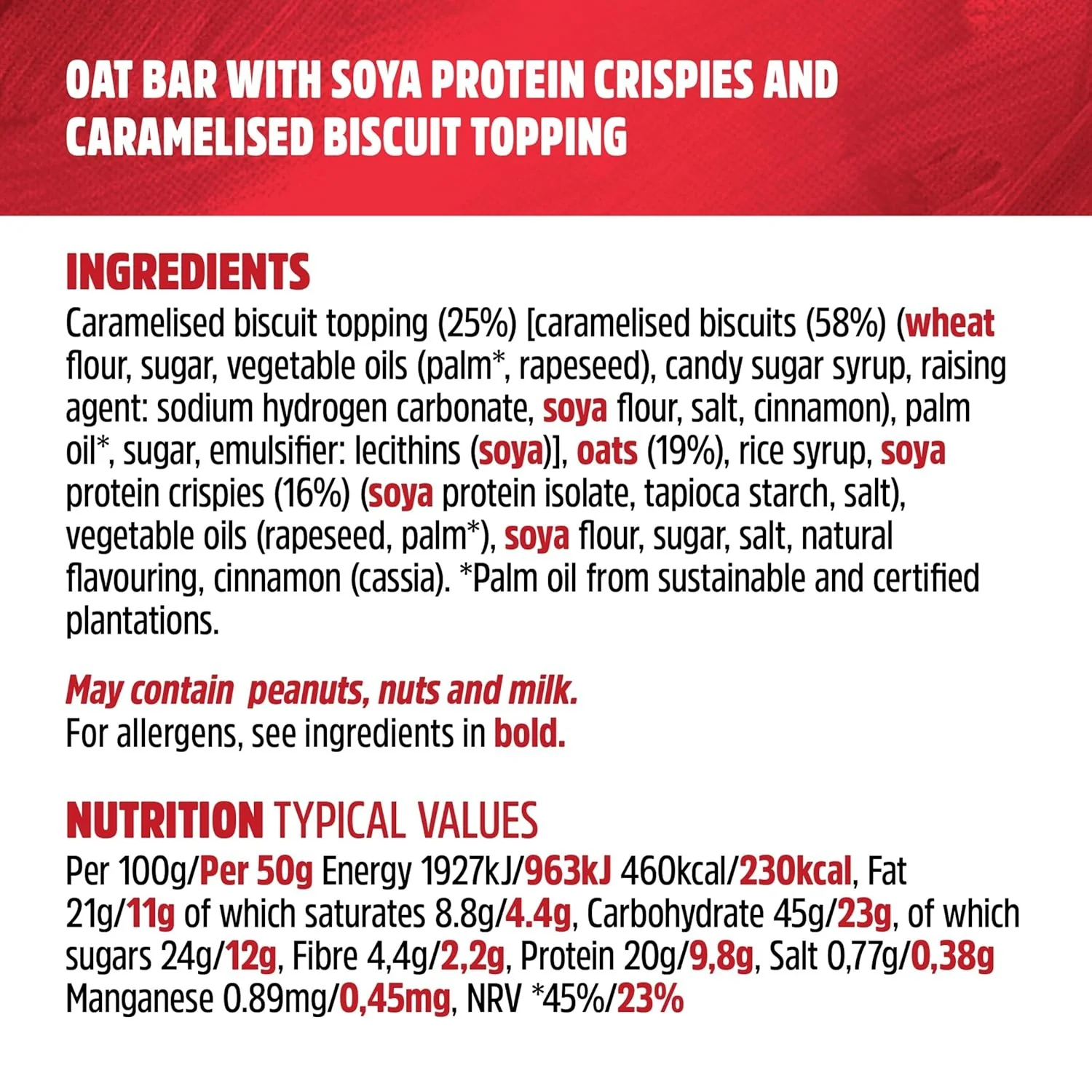 Trek Protein Flapjacks Biscoff 16x50g - Image 5