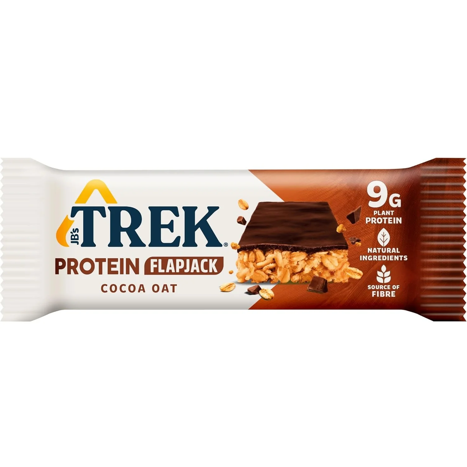 Trek Protein Flapjacks Cocoa Oat 16x50g - Image 2
