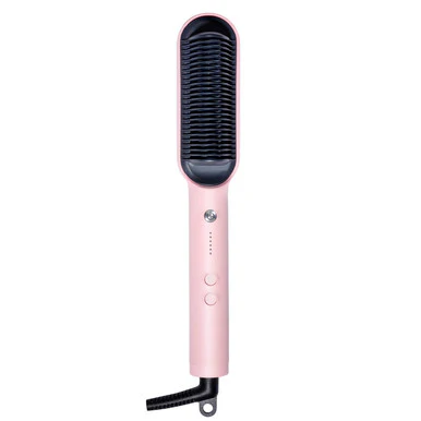 TYMO Ring Pink Hair Straightening Comb - Image 2