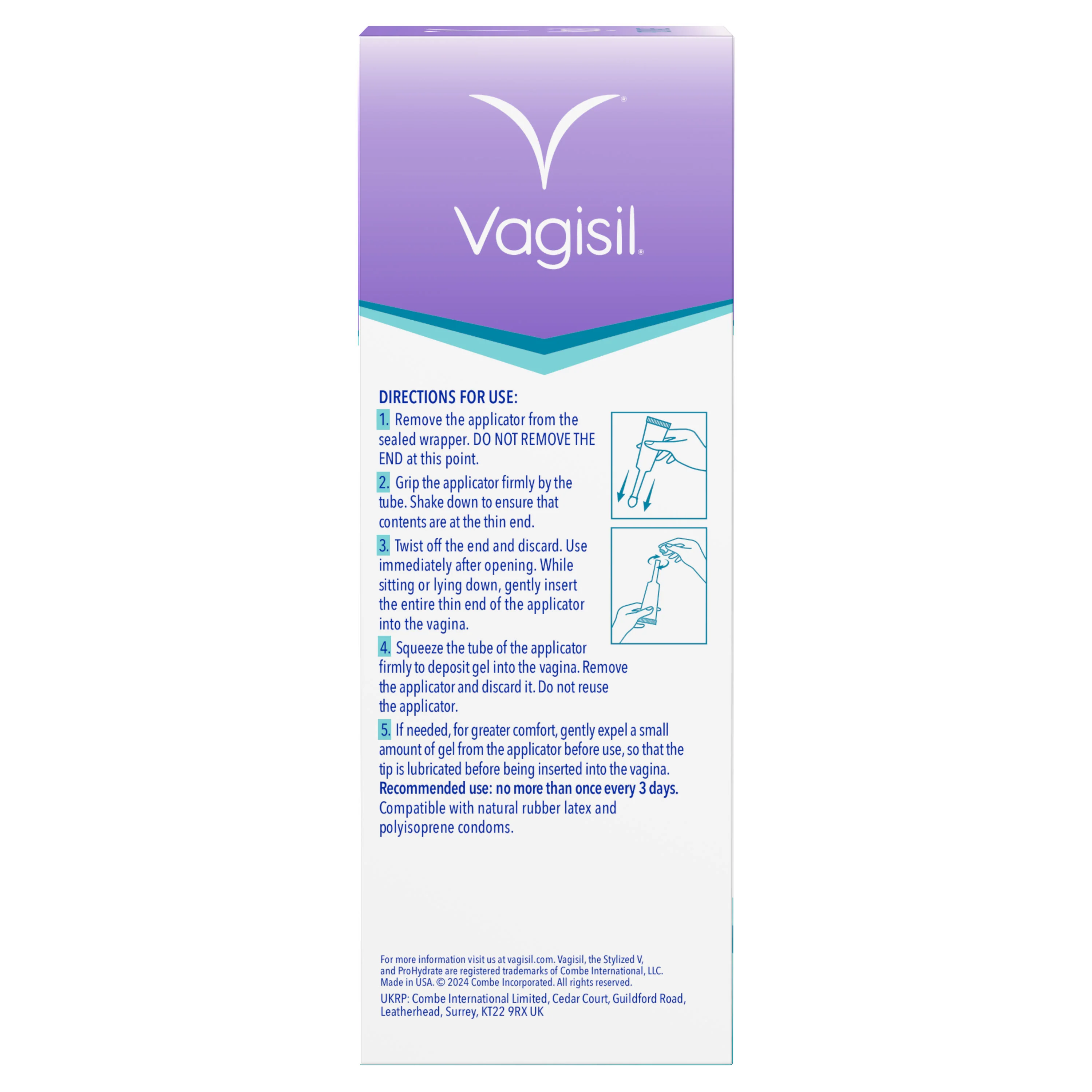 Vagisil Internal Gel ProHydrate 6 x 5g - Image 2