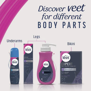 Veet Expert Spray on Hair Removal Cream Sensitive 150ml - Image 4