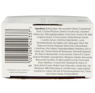 Vitabiotics Liverel 60 Tablets - Image 3