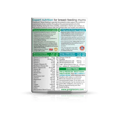 Vitabiotics Pregnacare Breast-Feeding 56 Tablets & 28 Capsules - Image 2