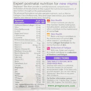 Vitabiotics Pregnacare New Mum 56 Tablets - Image 2