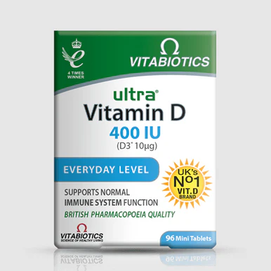 Vitabiotics Ultra Vitamin D 400IU 96 Tablets