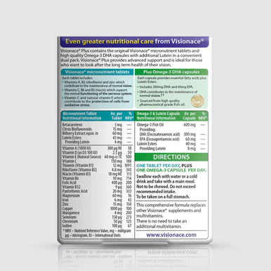 Vitabiotics Visionace Plus 56 Tablets/Capsules - Image 4