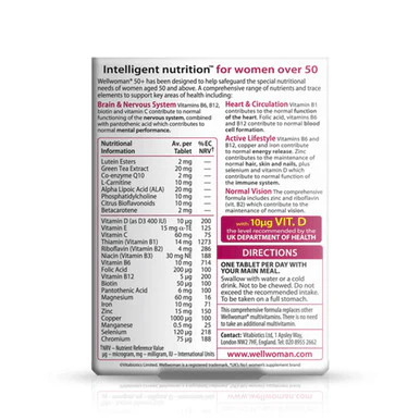 Vitabiotics Wellwoman 50+ 30 Tablets - Image 2