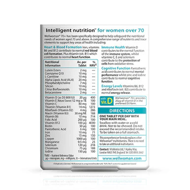 Vitabiotics Wellwoman 70+ 30 Tablets - Image 2