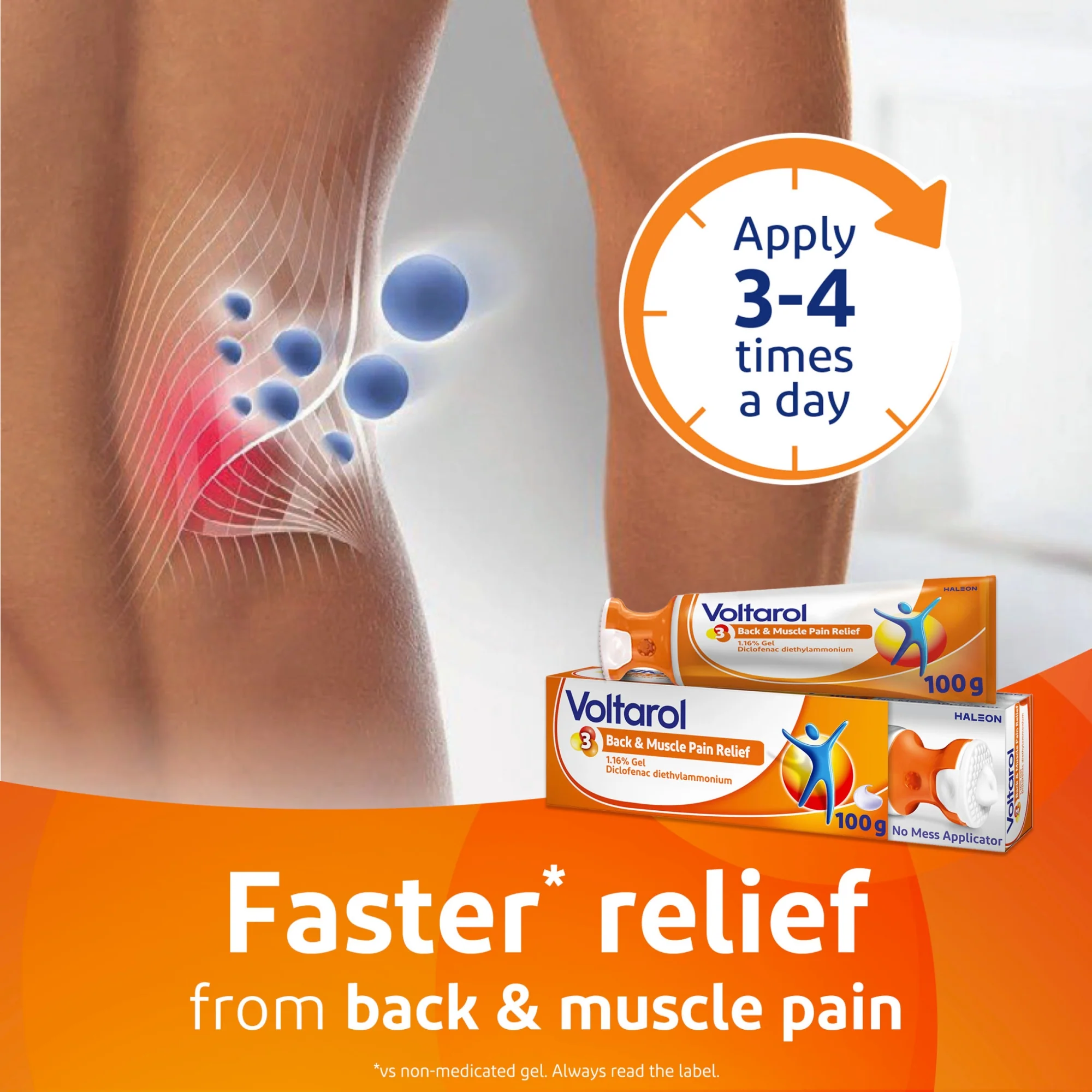 Voltarol Heat Patch Non Medicated Pain Relief 2 Pack - Image 7