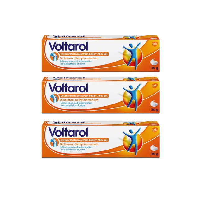 Voltarol Osteo Joint Gel 30g Triple Pack