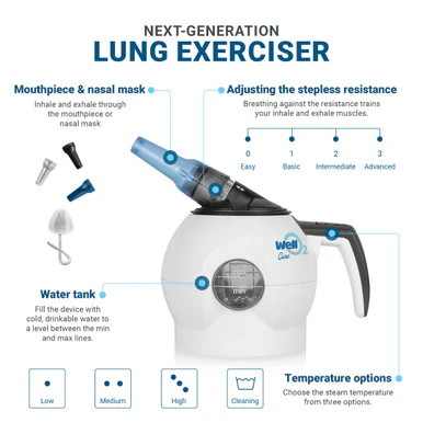 WellO2 Steam Breathing Trainer - Image 2