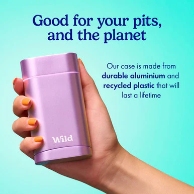 Wild Coconut & Vanilla Deodorant with Purple Case Starter Pack - Image 3