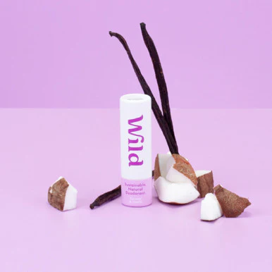 Wild Mini Coconut & Vanilla Deodorant 16g - Image 3