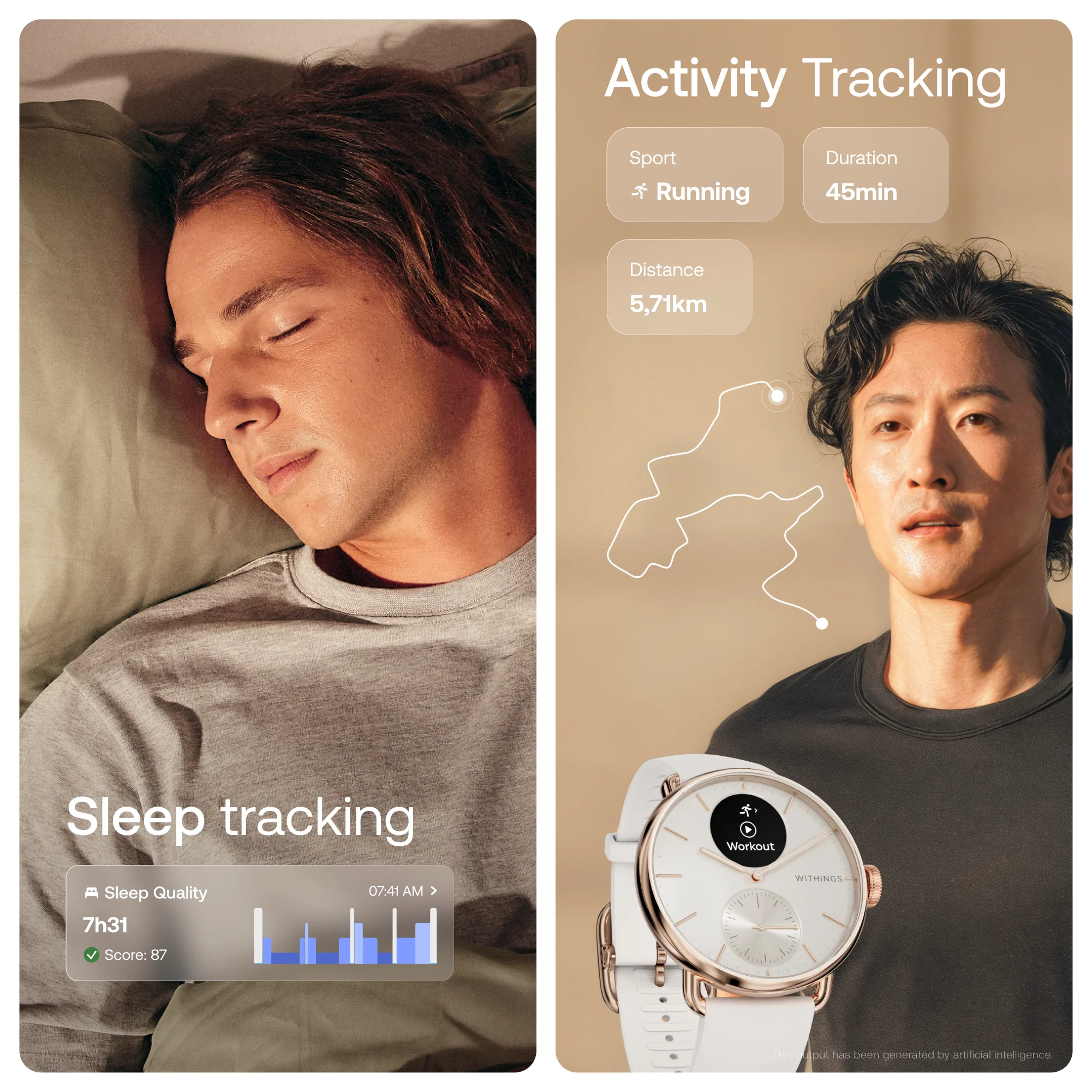 Withings ScanWatch 2 38mm Rose Gold - Image 5