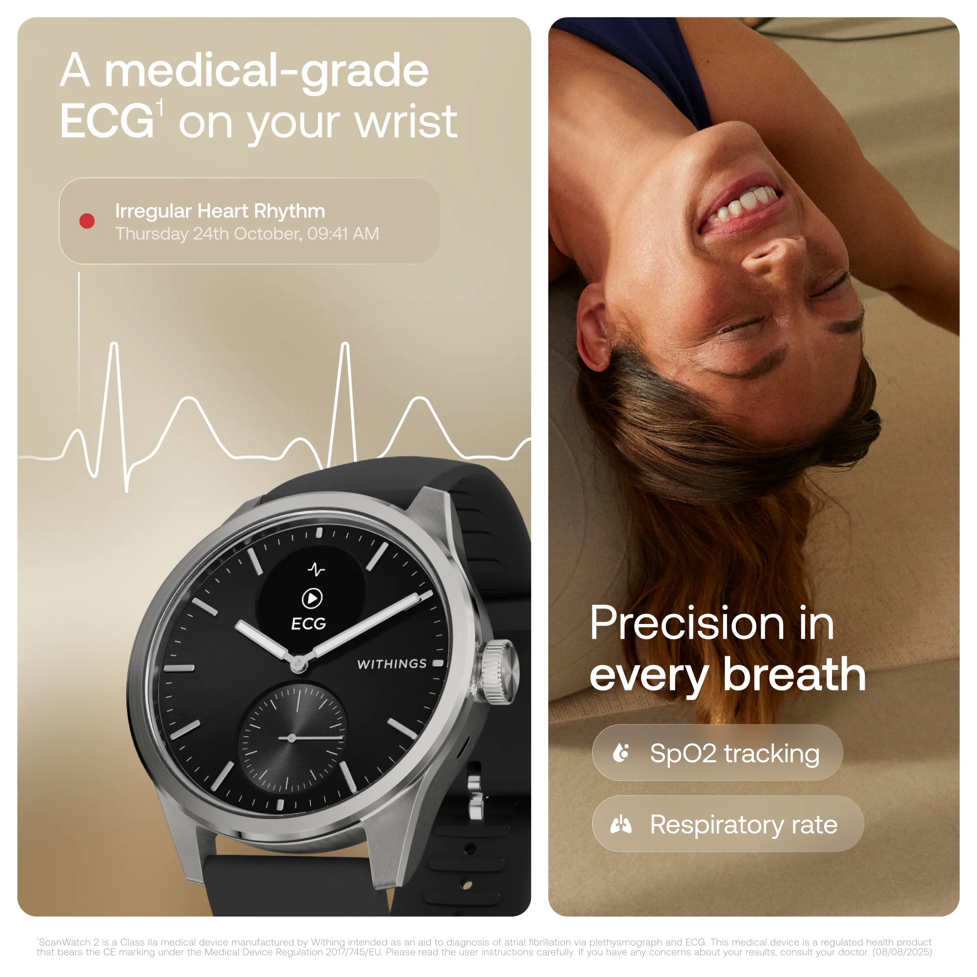 Withings ScanWatch 2 42mm Black - Image 4