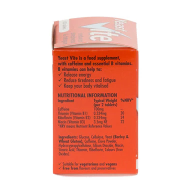 Yeast Vite Food Supplement 100 Tablets - Image 2