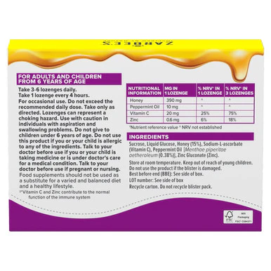 Zarbees Honey Lozenges 24 Pack - Image 2